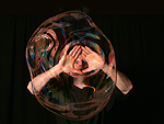 Two Handed Bubble -- photo by Caryn Davis